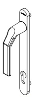 28742700 Balkontürdrücker außen niö I RG149