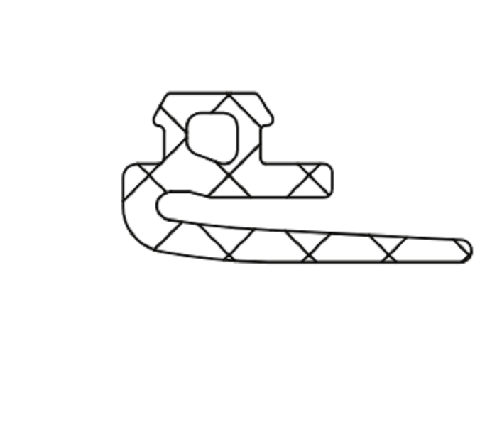 224534 Schüco Anschlagdichtung  (Restbestand ca. 35m)