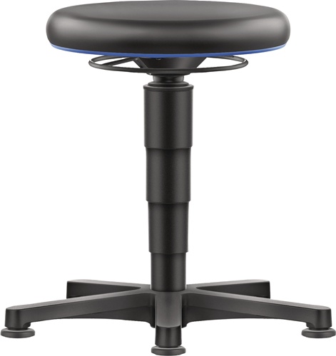 Drehhocker Bodengleiter Kunstleder Kunst