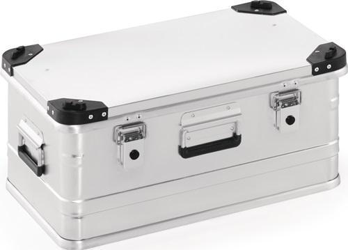 NW Aluminiumbox  L582xB385xH275mm 47 l mit Klappverschluss und Stapelecken