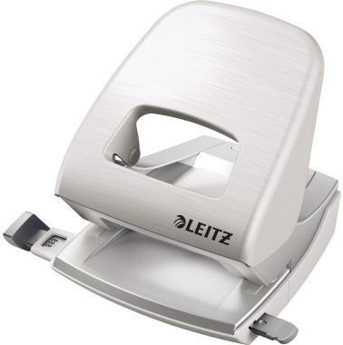 LEITZ Locher Leitz NeXXt Style 5006 8cm 30 Bl. (80 g/m²) mit Anschlagschiene arktik weiß