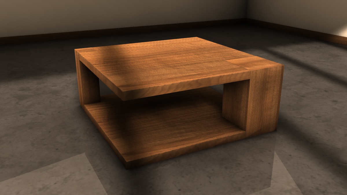 Eiche Couchtisch 60/60 cm