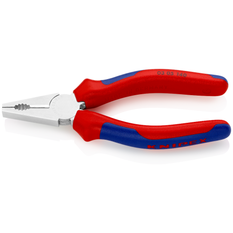 KNIPEX 140 mm Kombizange mit Mehrkomponenten-Hüllen (verchromt)