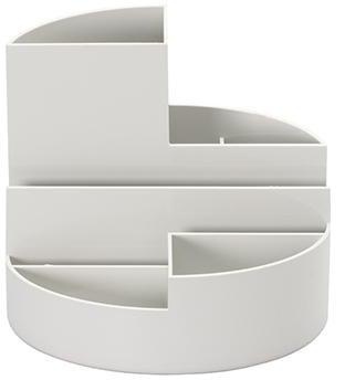 MAUL Stifteköcher MAUL MAULrundbox 14 x 12,5 cm (D. x H) ABS Kunststoff grau