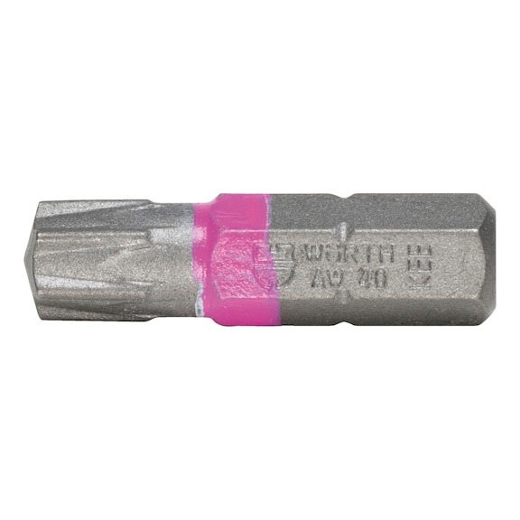 AW40 Würth Bits Leuchtpink | Länge 25 mm  (VE)