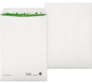 BEECO Versandtasche beECO® DIN C4 229 x 324 mm (B x H) ohne Fenster 100g/m² mit Haftklebung 100 % Altpapier ohne Fadenverstärkung weiß 250