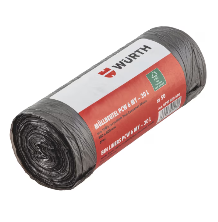 30 Liter PCW Müllbeutel I 6 µm