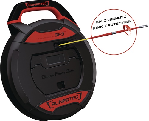 Kabeleinziehgerät GF3 Band-L.20m Biege-R