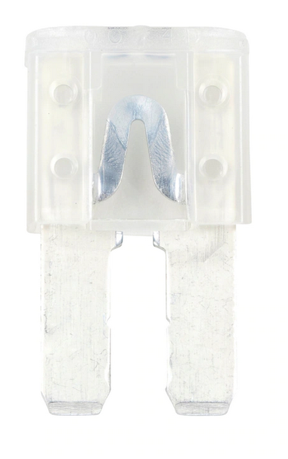 Flachstecksicherung MICRO 2 Silver 25 A I Weiss