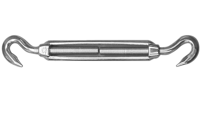 Spannschloss mit Haken A4 | M5