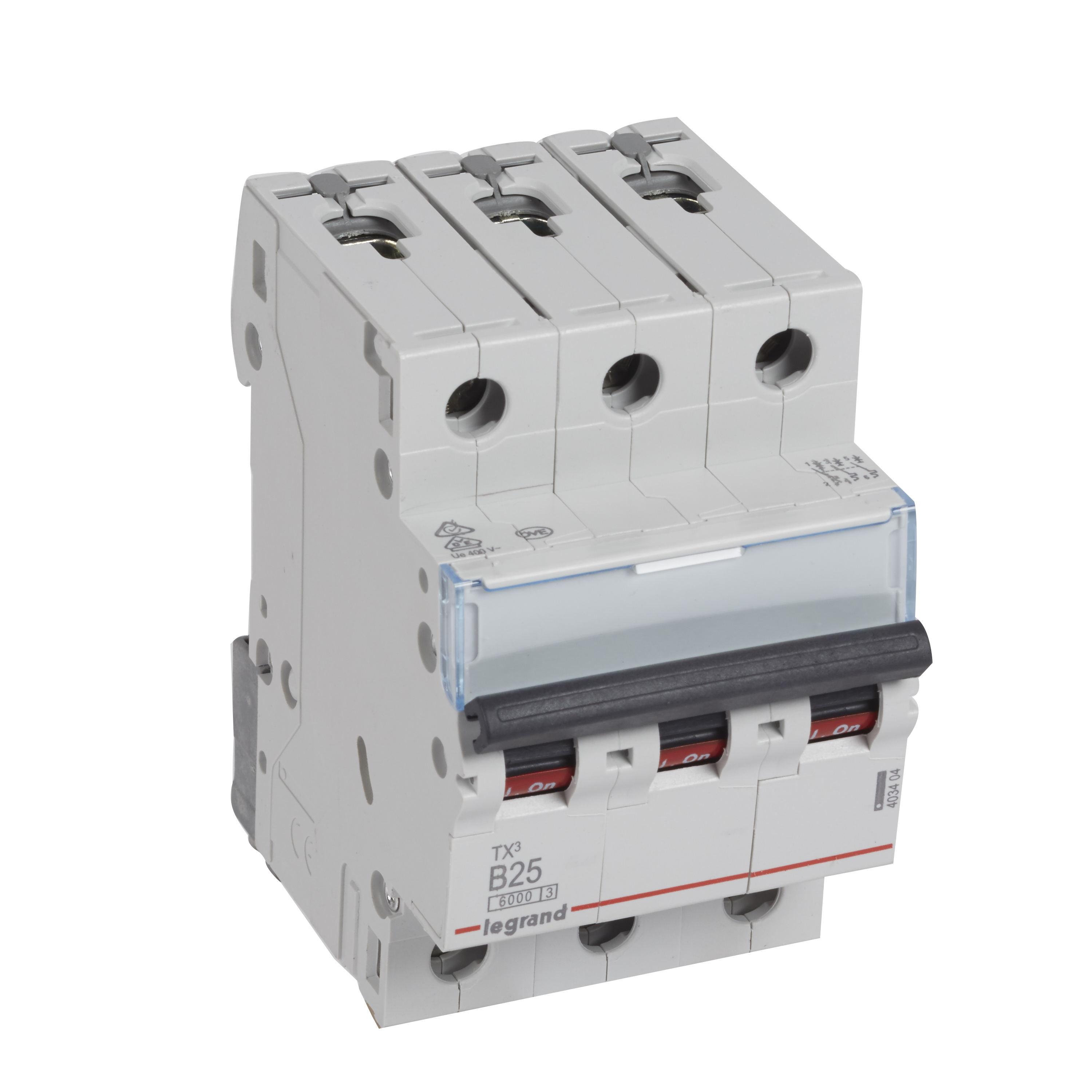 LS 3xB25A, 6kA, 400VAC Leitungsschutzschalter 3TE