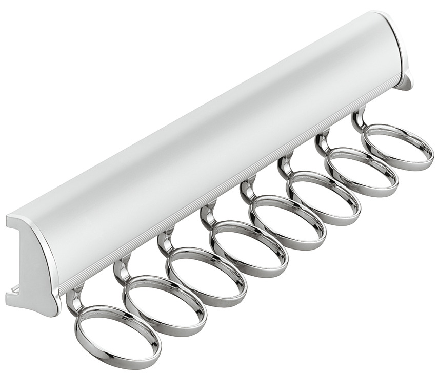 Schalhalter für 8 Schals, Vollauszug