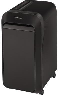 FELLOWES Aktenvernichter Fellowes® Powershred® LX 220 P-4 Papier Heftklammern Büroklammern Kreditkarten Partikelschnitt 20 Bl. (70 g/m²) schwarz