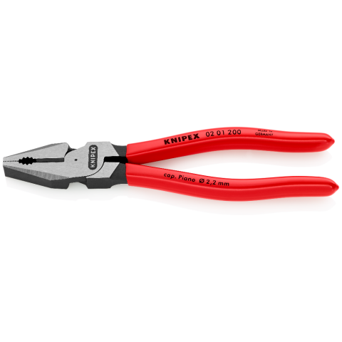 KNIPEX 200 mm Kraft-Kombizange mit Kunststoff überzogen