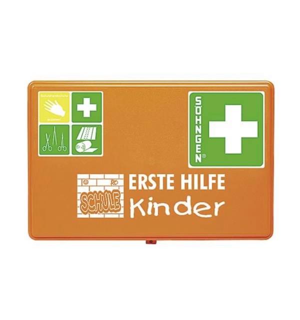 Erste Hilfe Kasten Kinder (DIN 13157), orange