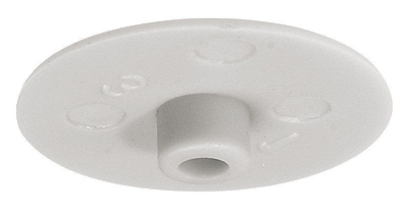 Abdeckkappe für Häfele Minifix 15 ohne Abdeckrand, 15mm