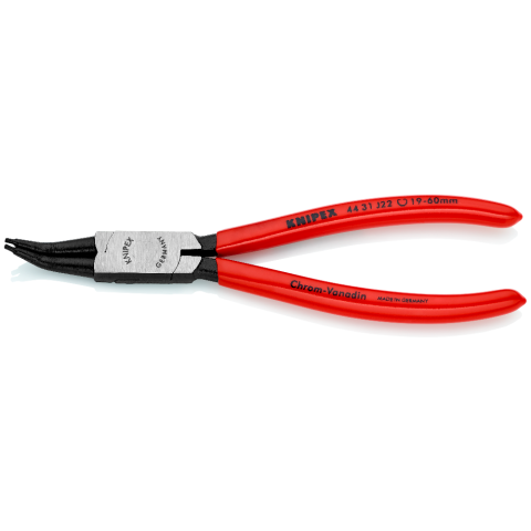 KNIPEX 180 mm Sicherungsringzange J22 D.19-60 mm Für Außenringe auf Wellen 45° gewinkelt