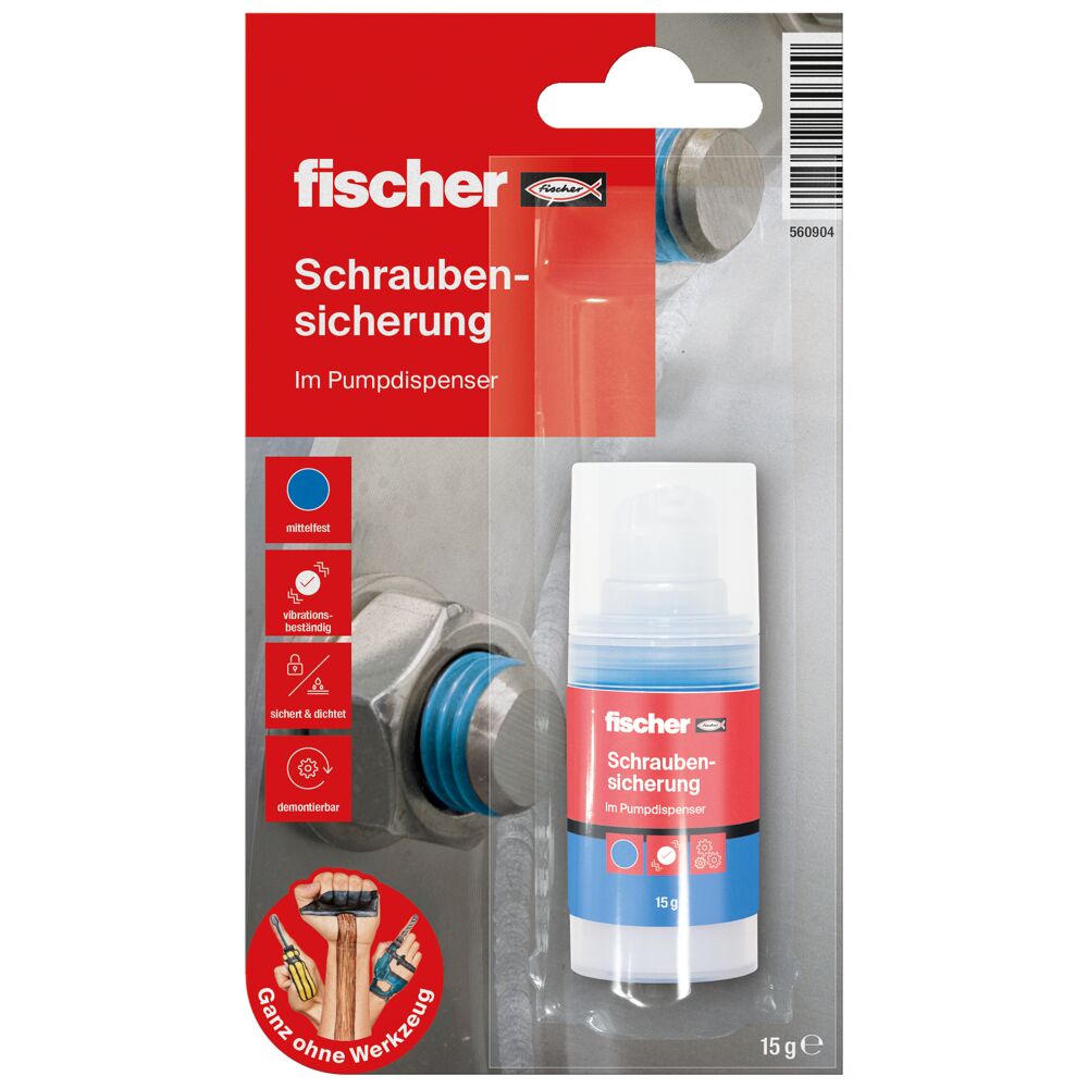 Schraubensicherung von fischer