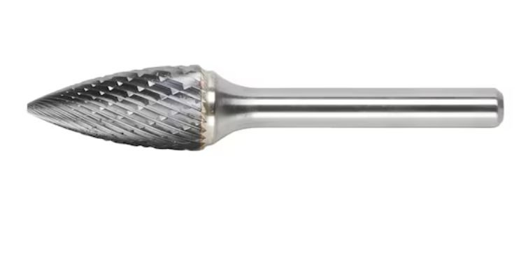 3x14 mm Hartmetall Frässtift Zahnung MX (Spitzbogenform)