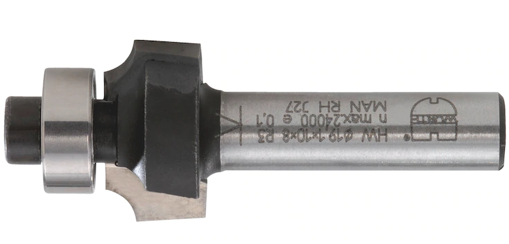 16,7 mm Holz-Abrundfräser mit Kugellager