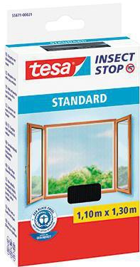 110x130 cm anthrazit tesa Fliegengitter standard