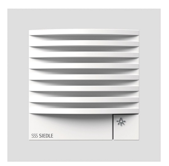 Siedle BTLM 651-0 W Bus-Türlautsprecher-Modul Plus Weiß