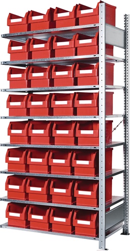 Steckregal H2000xB1000xT400mm Anbauregal