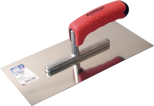 Glättekelle L.280mm B.130mm 2K-Griff ros