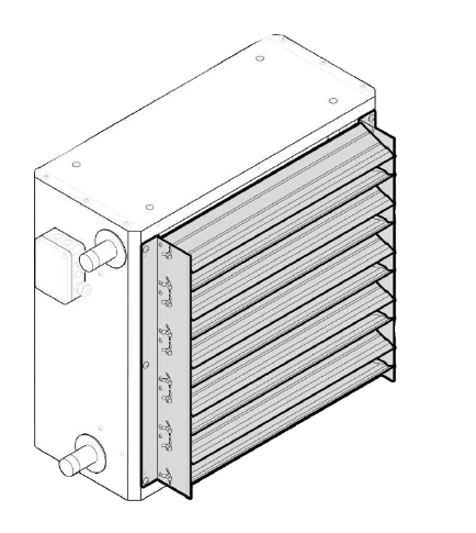 Kampmann Induktionsluftlenkjalousie Typ 36101 I TH1697