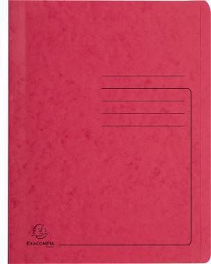 EXACOMPTA Schnellhefter Exacompta DIN A4 355g/m² Colorspankarton rot