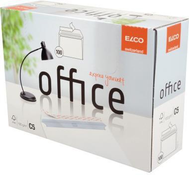 ELCO Versandtasche ELCO Office DIN C5 229 x 162 mm (B x H) ohne Fenster 100g/m² mit Haftklebung Papier hochweiß 100 St./Pack.