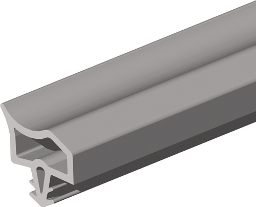 Türanschlagdg.L.5m z.Einfräsen PVC blk b