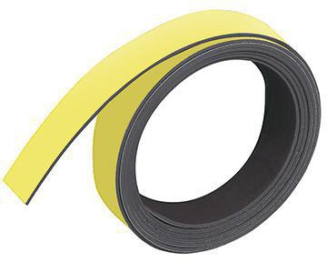 FRANKEN Magnetband FRANKEN 10 mm x 1 m (B x L) gelb FRANKEN 10 mm x 1 m (B x L) gelb