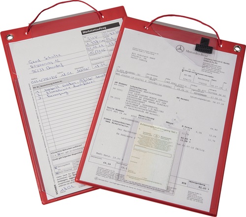 Auftragstasche m.Klettverschluss u.2 Fäc