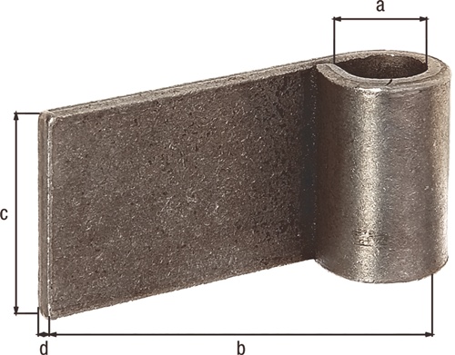 Anschweißband 16x75x45x5mm STA roh GAH