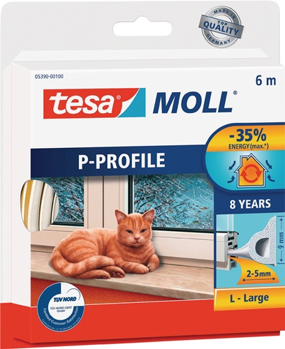 Fenster-/Türmoll tesamoll® 5390 B9mmxH5,