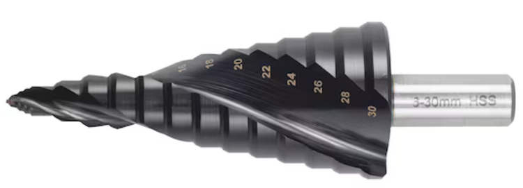 Ø 4,5-28,5 mm Spiralstufenbohrer HSS AlTiN SMART STEP