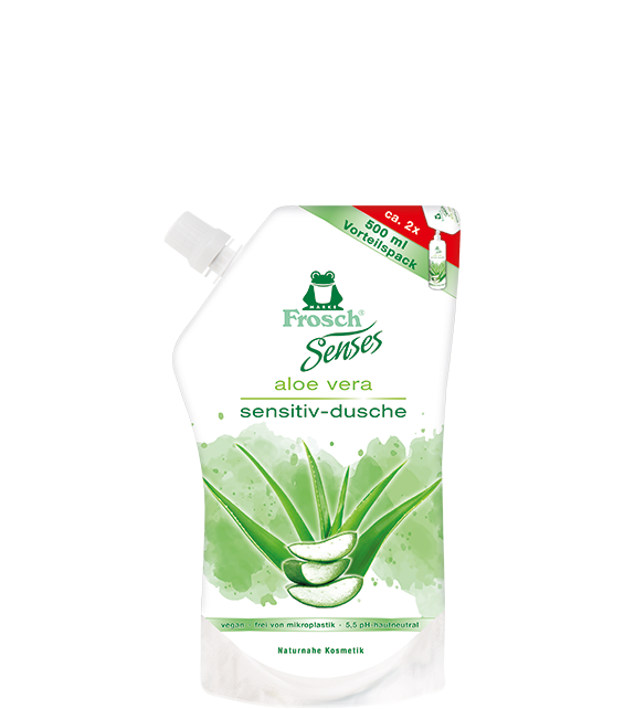Senses Aloe Vera Sensitiv-Dusche Nachfüllbeutel von Frosch