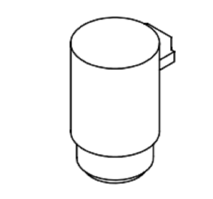 Flügellager-KAPPE WEISS (VE=100) /RG149