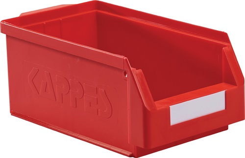 Sichtlagerkasten L350xB200xH150mm PE rot