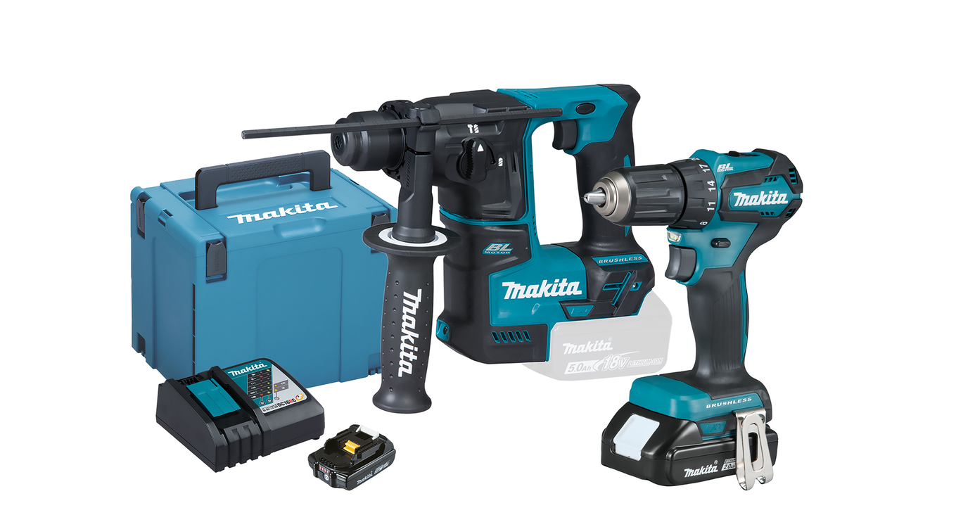 OUT Makita  Akku-Kombo-Kit "Schreinerei" DLX2454AJ