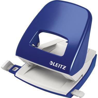 LEITZ Locher Leitz NeXXt 5008 8cm 30 Bl. (80 g/m²) mit Anschlagschiene blau