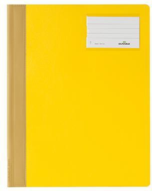 DURABLE Schnellhefter DURABLE DIN A4 Überbreite Hartfolie gelb DURABLE DIN A4 Überbreite Hartfolie gelb