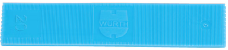 Verglasungsklotz blau I 20x2