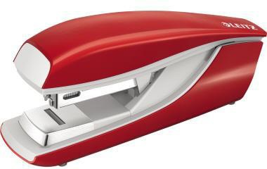 LEITZ Flachheftgerät Leitz NeXXt 40 Bl. (80 g/m²) 24/6 24/8 26/6 26/8 Metall/Kunststoff rot