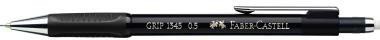 FABER-CASTELL Druckbleistift Faber-Castell GRIP 1345 0,5mm B schwarz metallic
