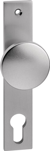 Schlosskasten-Knopf 1317/7020 fest Alu.F