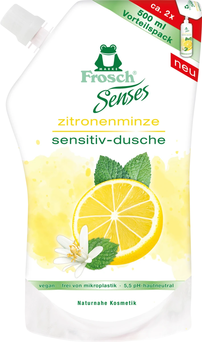 Duschgel Zitonenminze Nachfüllpack, 500 ml