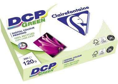 CLAIREFONTAINE Kopierpapier Clairefontaine DCP GREEN DIN A4 120g/m² 100 % recycelt weiß 250 Bl./Pack.