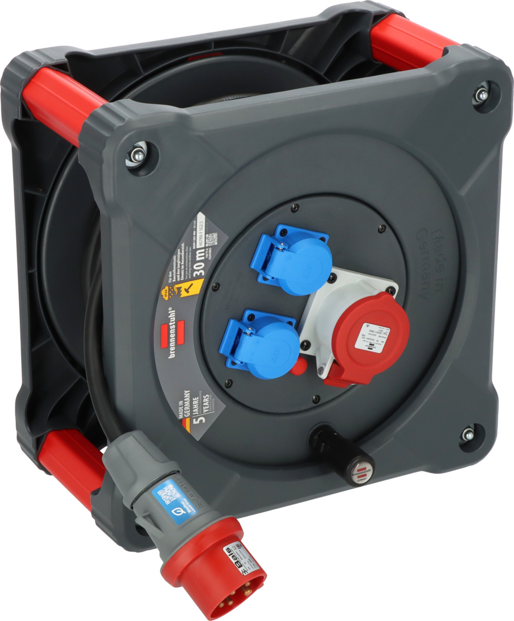 Professional CEE-Kabeltrommel KD 3200 C1 mit Rundum-Überrollschutz